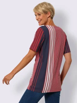 T-shirt long coupe évasée