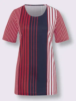 T-shirt long coupe évasée