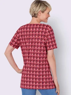T-shirt long coupe évasée