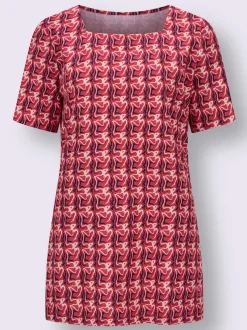 T-shirt long coupe évasée