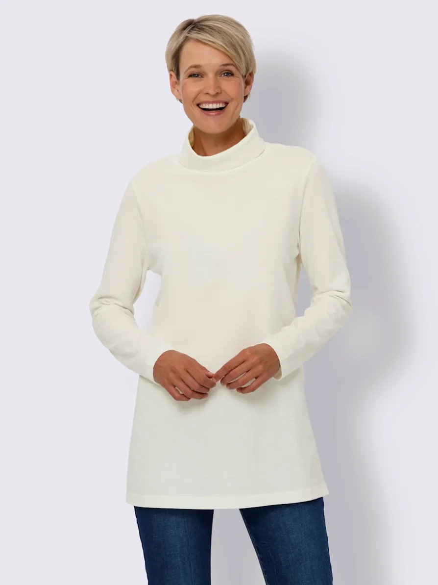 T-shirt long fentes latérales longues