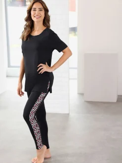 T-shirt long fentes sur les côtés