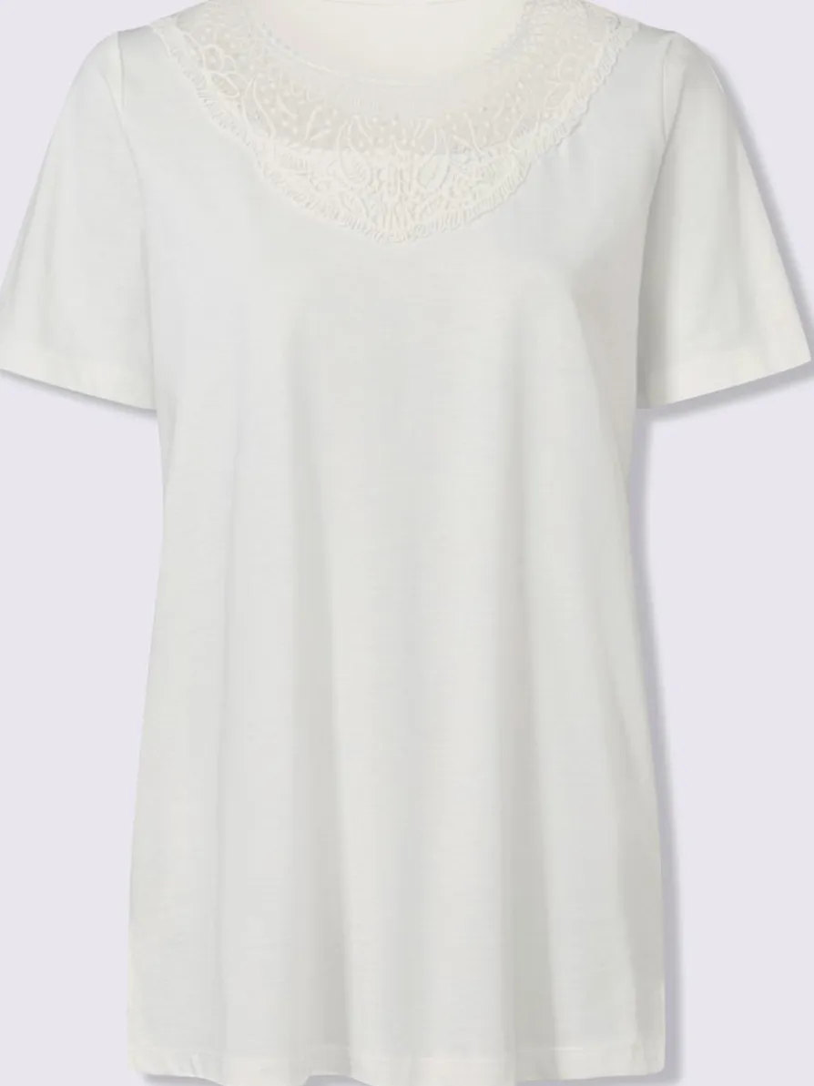 T-shirt long fentes sur les côtés