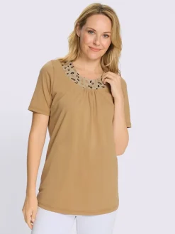 T-shirt long imprimé animal