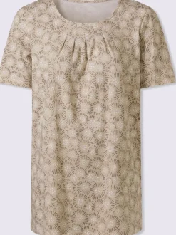 T-shirt long légèrement évasé