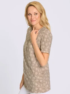 T-shirt long légèrement évasé