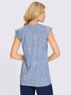 T-shirt long longueur affinante