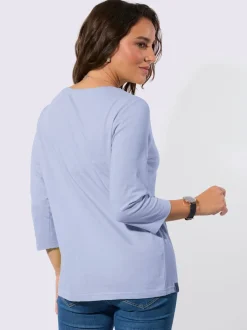 T-shirt à manches 3/4 certifié par l'exigeant label gots