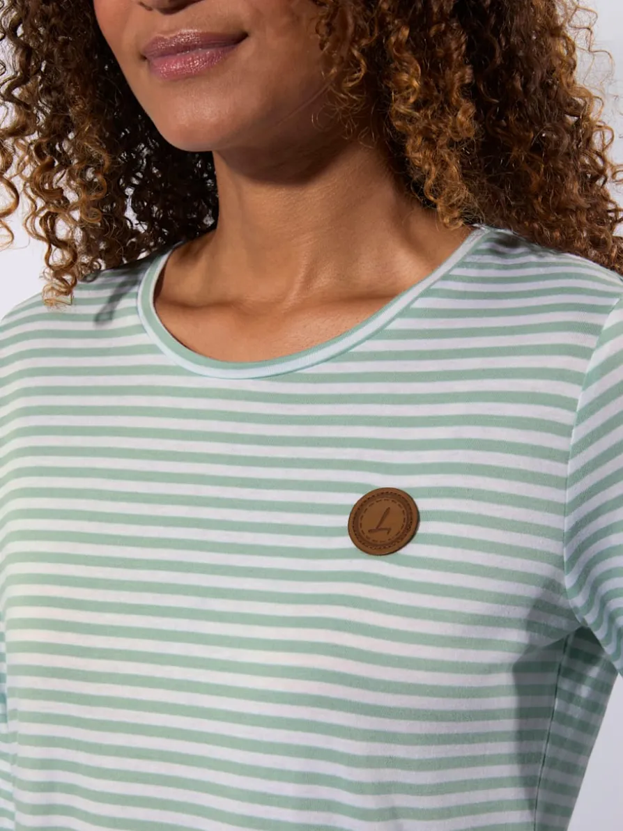 T-shirt à manches 3/4 50% coton et 50% modal