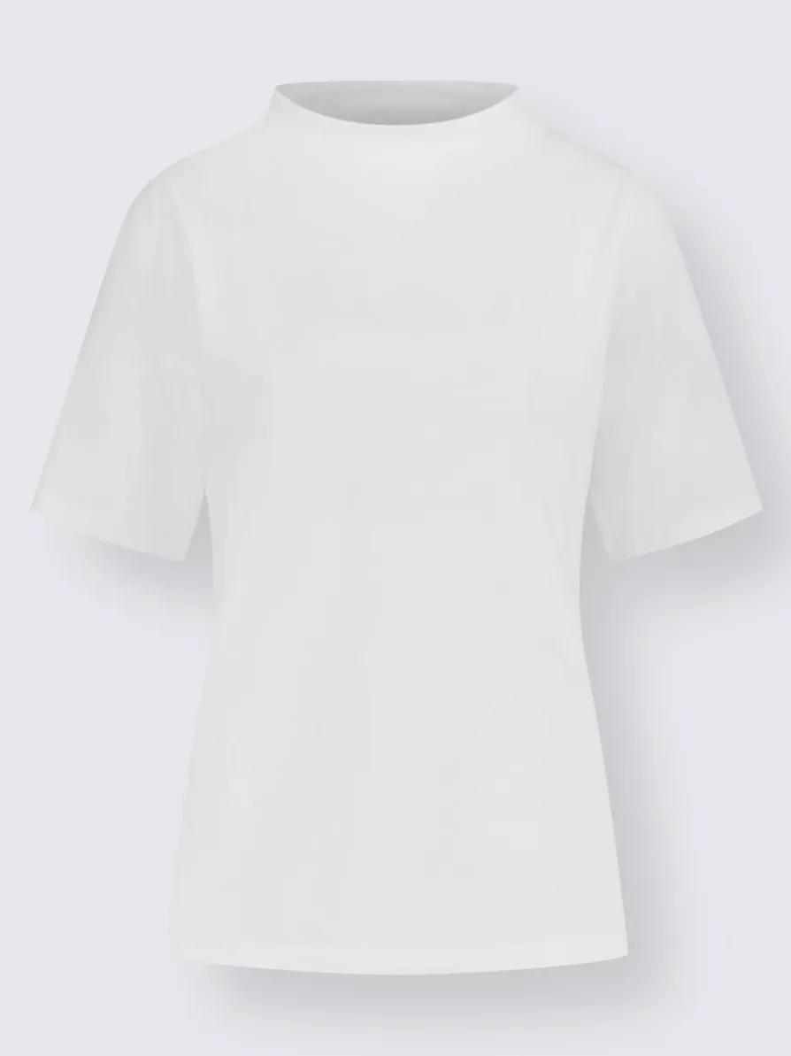 T-shirt à manches courtes col corolle