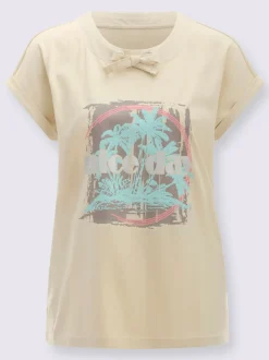 T-shirt à manches courtes coulisse et lien à nouer