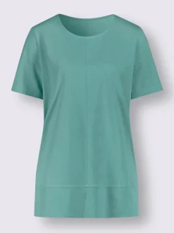 T-shirt à manches courtes coupe longue