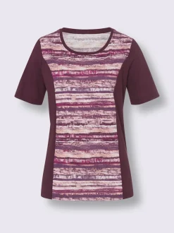 T-shirt à manches courtes coutures princesse structurantes