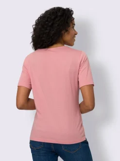 T-shirt à manches courtes encolure carrée