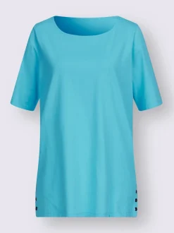 T-shirt à manches courtes encolure en u