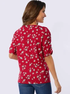 T-shirt à manches courtes fronces mode aux manches