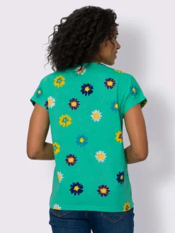 T-shirt à manches courtes imprimé floral