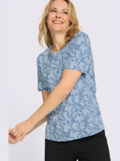 T-shirt à manches courtes imprimé floral