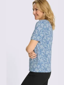 T-shirt à manches courtes imprimé floral
