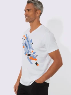 T-shirt à manches courtes imprimé graphique