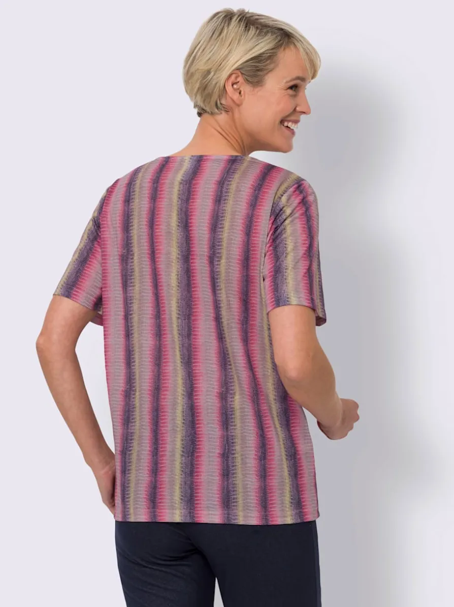 T-shirt à manches courtes imprimé unique
