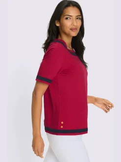 T-shirt à manches courtes jolies rayures