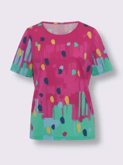T-shirt à manches courtes joli imprimé