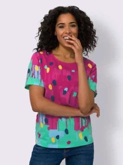 T-shirt à manches courtes joli imprimé