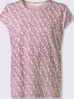 T-shirt à manches courtes mancherons tendance