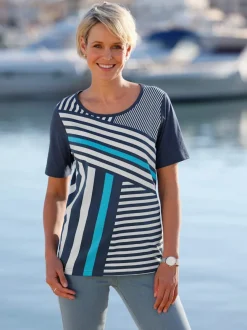 T-shirt à manches courtes manches et dos unis