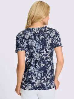 T-shirt à manches courtes motif floral