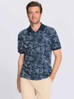 T-shirt à manches courtes qualité piqué à imprimé