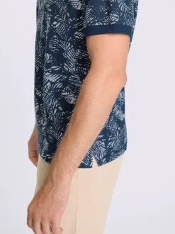 T-shirt à manches courtes qualité piqué à imprimé