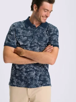T-shirt à manches courtes qualité piqué à imprimé