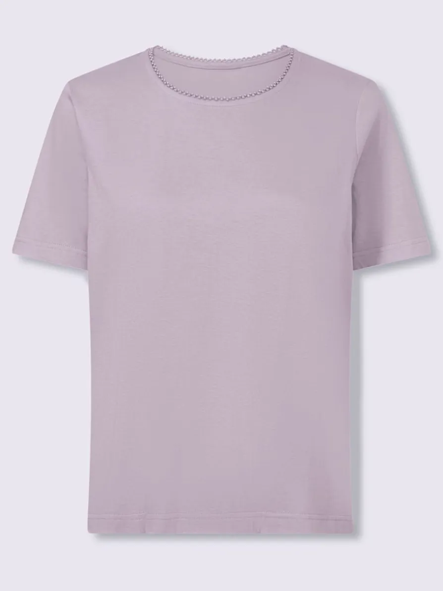 T-shirt à manches courtes superbe encolure