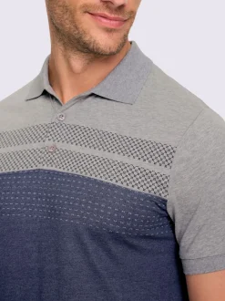 T-shirt à manches courtes tout en contraste