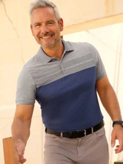 T-shirt à manches courtes tout en contraste