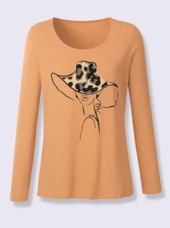 T-shirt à manches longues imprimé
