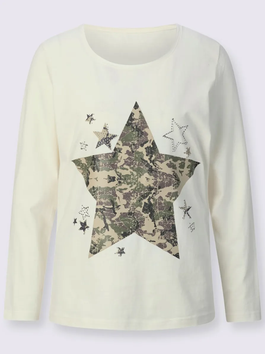 T-shirt à manches longues pur coton