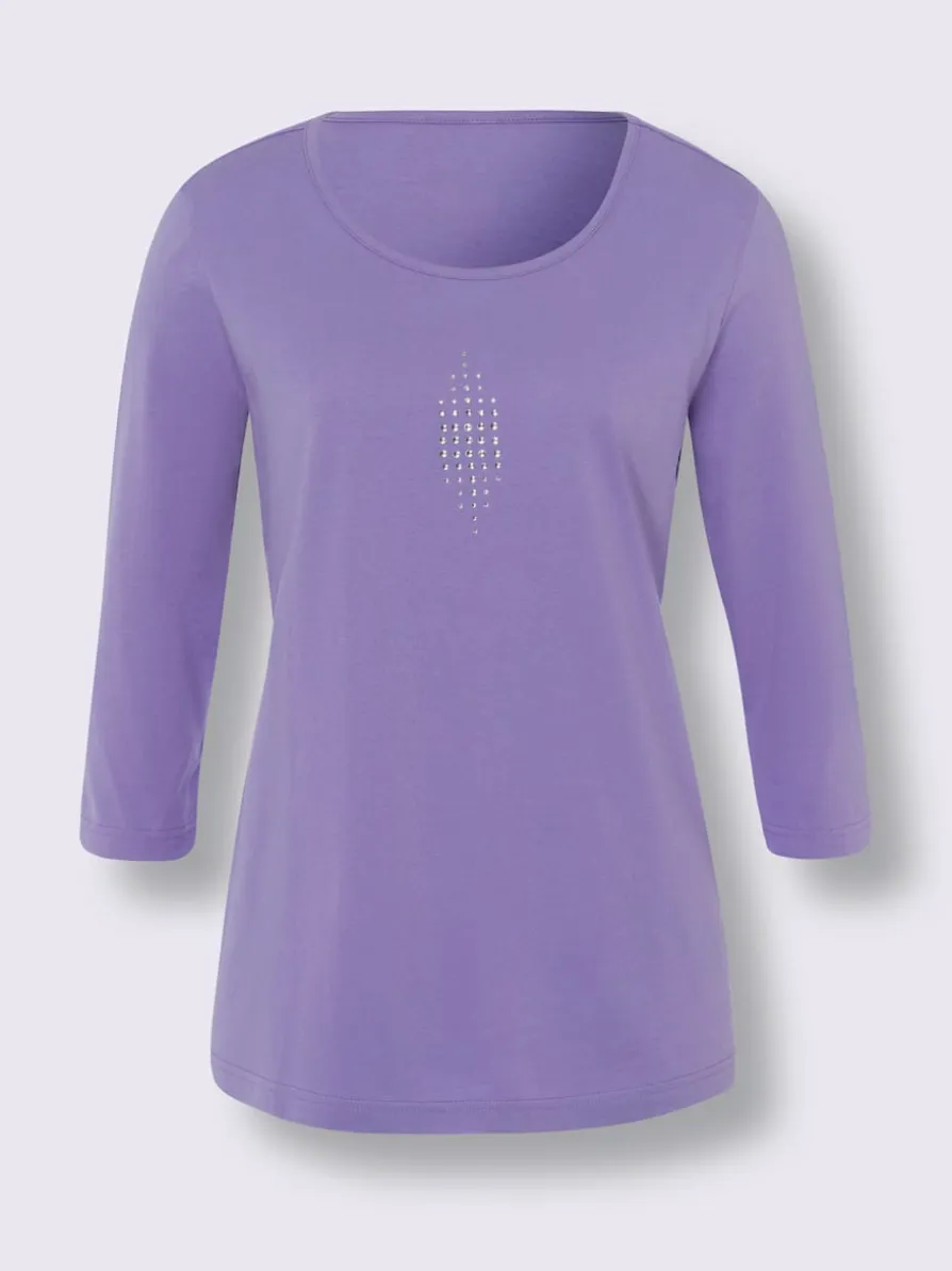 T-shirt à manches 3/4 lot de 2