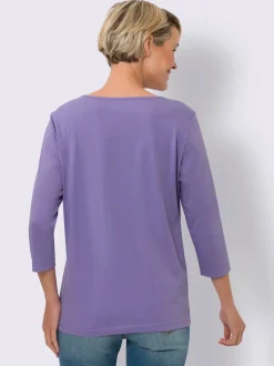 T-shirt à manches 3/4 lot de 2