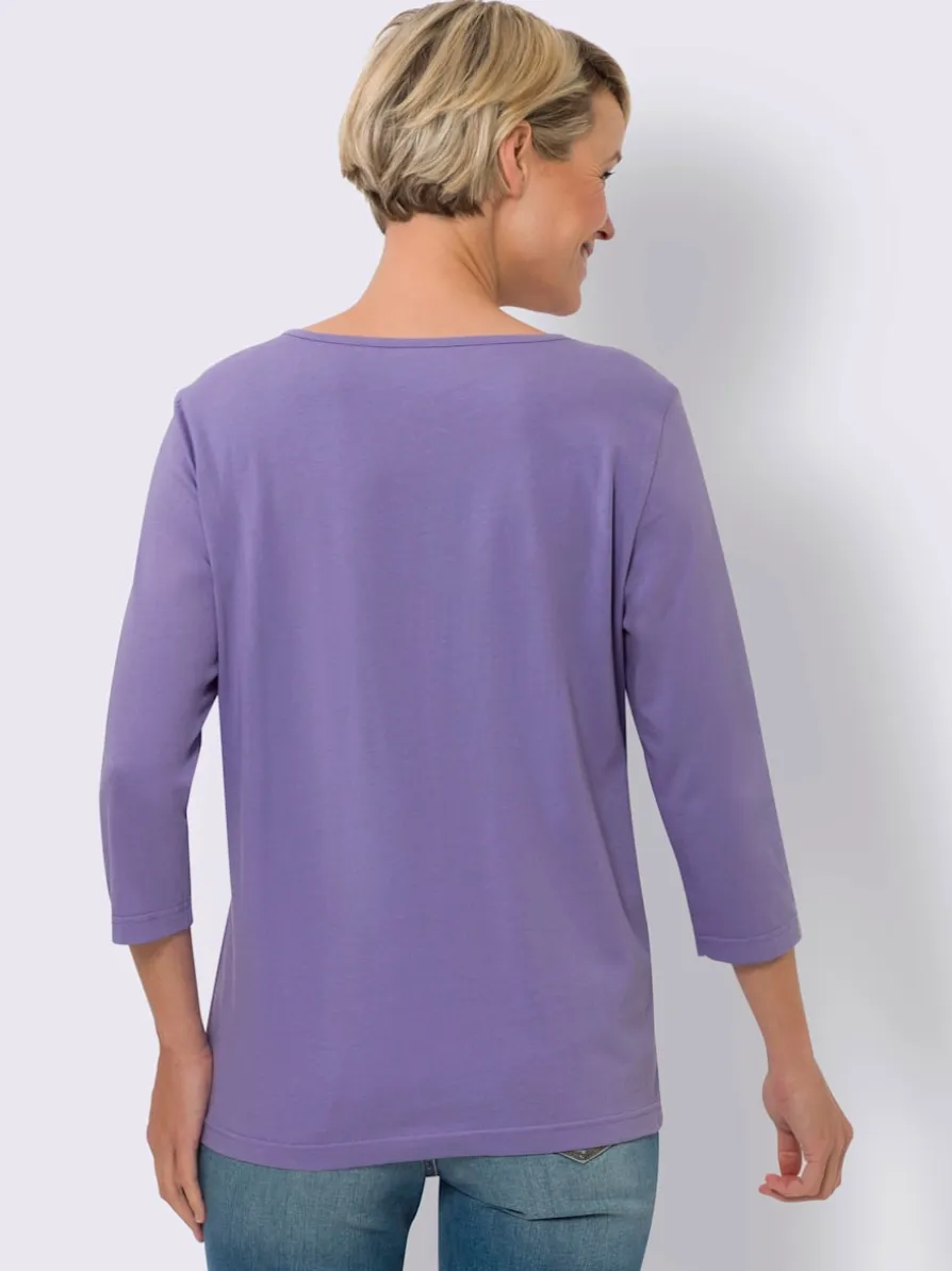 T-shirt à manches 3/4 lot de 2