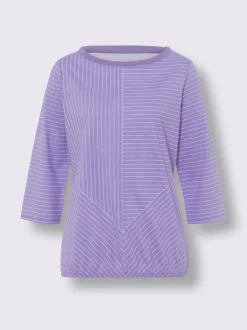 T-shirt à manches 3/4 ourlet élastique