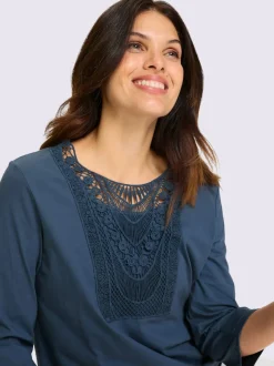 T-shirt à manches 3/4 pur coton