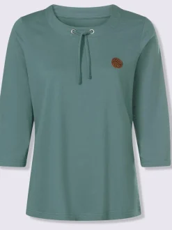 T-shirt à manches 3/4 pur coton