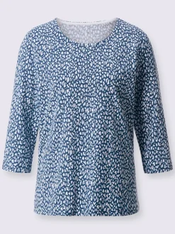 T-shirt à manches 3/4 pur coton