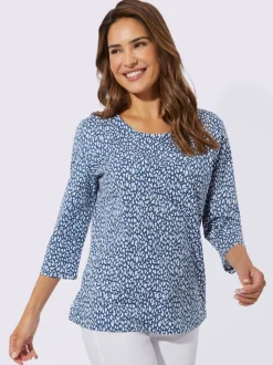 T-shirt à manches 3/4 pur coton