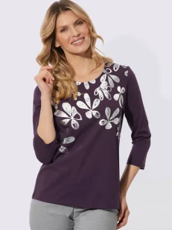 T-shirt à manches 3/4 pur coton