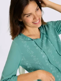 T-shirt à manches 3/4 pur coton