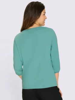 T-shirt à manches 3/4 pur coton